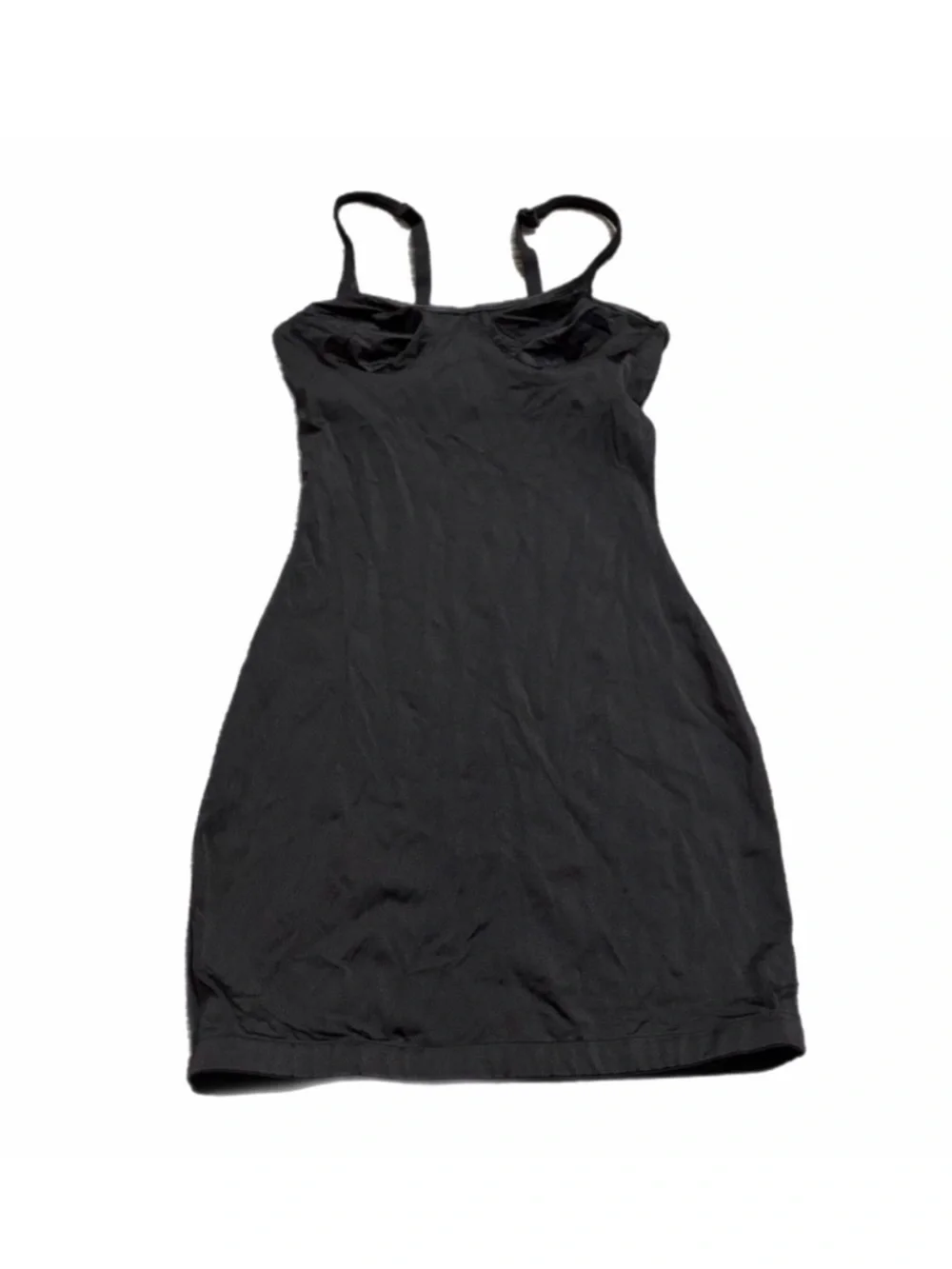 70s/80s European Vintage Palmers Shapewear Mini Slip Dress (Black) Size Medium
